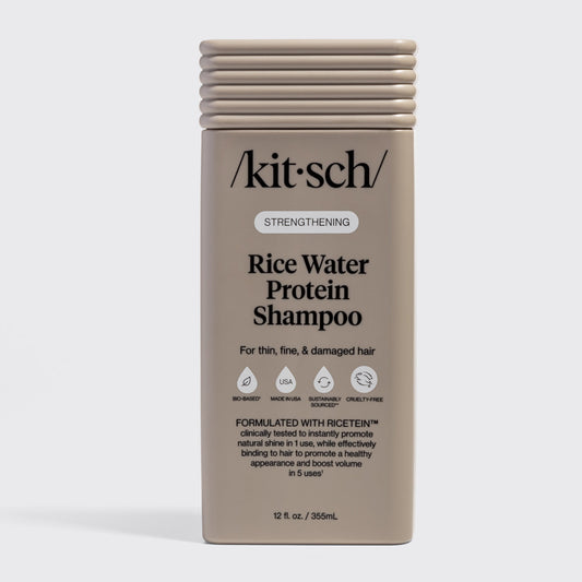 Kitsch Rice Water Protein Shampoo bottle on a white background