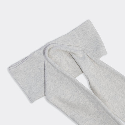 KITSCH Set & Flow Active Headband in Heather Gray — alternate product shot of heather gray headband — snag-free, curl-safe 2-in-1 headband for sleep and workouts