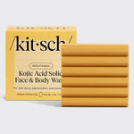 KITSCH Kojic Acid Bar for Hyperpigmentation & Dark Spots — hero product shot — Infused with kojic acid to help brighten your skin for an even-looking complexion — formulated to help your skin glow from within by fading the look of dark spots and hyperpigmentation