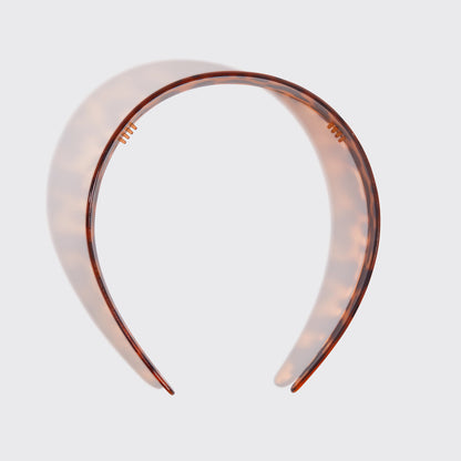 KITSCH Tort Wide Headband — product detail shot of tort wide headband — wide design for comfortable all-day wear